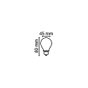 RADIUM LED Filament Tropfenform ESSENCE DROP D40 827/F, E14, 4.2W 2700K 470lm 330�, schaltbar, matt