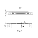 RADIUM Konstanstrom LED Treiber DC DRIVER 30W/700mA, IP20, 200-280V AC/DC, sek. 33-42V DC / 700mA, 23.1 - 29.4W, schaltbar