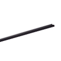 Aluminium U-Profil Flach (Aufbau) MEDIUM U-FLAT 27/10.2/B2C2, f�r 2 LED Strips, L�nge 200cm, schwarz
