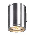 SLV Outdoor Wandleuchte ROX WALL OUT UP/DOWN, QPAR11, IP44, 2x GU10 max. 50W, Alu gebürstet