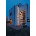 SLV Outdoor Wandleuchte ROX WALL OUT UP/DOWN, QPAR11, IP44, 2x GU10 max. 50W, Alu gebürstet