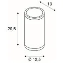 SLV Outdoor Wandleuchte ROX WALL OUT UP/DOWN, QPAR11, IP44, 2x GU10 max. 50W, Alu gebürstet