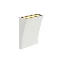 DELWA WIDE, Outdoor LED Wandleuchte, IP44, 10W 3000K 910lm 100°, weiß