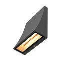 SLV DELWA WIDE LED Outdoor Wall luminaire, 3000K, 100°, IP44, anthracite