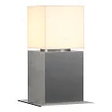 SLV SQUARE POLE 30 Outdoor Floor lamp, stainless steel 304, max. 20W