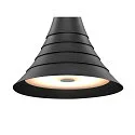 SLV Premium LED Pendant luminaire BATO 45 PD, Ø 45cm, 30W 2500K 1900lm 100°, TRIAC dimmable, black