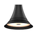 SLV Premium-LED Pendelleuchte BATO 35 PD, Ø 35cm, 21W 2700K 1300lm 100°, TRIAC dimmbar, Schwarz