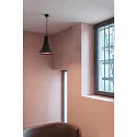 SLV Premium-LED Pendelleuchte BATO 35 PD, Ø 35cm, 21W 2700K 1300lm 100°, TRIAC dimmbar, Schwarz