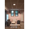 SLV Premium-LED Pendelleuchte BATO 35 PD, Ø 35cm, 21W 2700K 1300lm 100°, TRIAC dimmbar, Schwarz