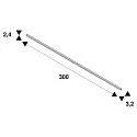 SLV GRAZIA 20 Plastic cover high design, 300cm, misty