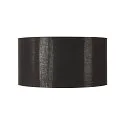 Textil-Schirm FENDA, Rund, Ø 70cm, Schwarz / Kupfer