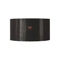 SLV Textil-Schirm FENDA, Rund, Ø 70cm, Schwarz / Kupfer