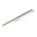 SLV Q-LINE LED Wandleuchte, silbergrau