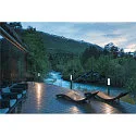 APONI LED Outdoor Standleuchte, anthrazit, höhe 90cm
