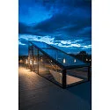 APONI LED Outdoor Standleuchte, anthrazit, höhe 90cm
