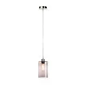 SLV FENDA Glass shade, Ø12.5cm / height 20cm, smoked glass