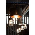 SLV FENDA Glass shade, Ø12.5cm / height 20cm, smoked glass