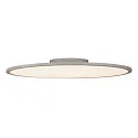 LED Ceiling luminaire PANEL 60 round, Ø 60cm, 42W, dimmable, silver grey, 3000K