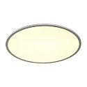 SLV LED Deckenleuchte PANEL 60 ROUND, Ø 60cm, UGR , 42W 4000K 3350lm 110°, silbergrau