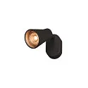 Wall and Ceiling luminaire AVO QUAD, 4 flame, black, GU10 QPAR51, max. 4x 50W