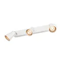 SLV Wall and Ceiling luminaire AVO TRIPLE, 3 flame, white, GU10 QPAR51, max. 3x 50W