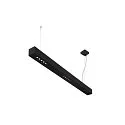 Premium-LED Pendelleuchte Q-LINE PD, 100cm, für BAP, 45W, TRIAC dimmbar, Schwarz, 3000K 2100lm