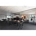 SLV Premium-LED Pendelleuchte Q-LINE PD, 100cm, für BAP, 45W, TRIAC dimmbar, Schwarz, 3000K 2100lm