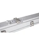 SLV LED Outdoor Wand- und Deckenleuchte IMPERVA 120, IP66 IK08, 40W 120°, 3000K 4200lm, Grau