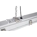 SLV LED Outdoor Wand- und Deckenleuchte IMPERVA 120, IP66 IK08, 40W 120°, 3000K 4200lm, Grau