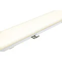 SLV LED Outdoor Wall and Ceiling luminaire IMPERVA 150, IP66 IK08, 55W 120°, 4000K 7100lm, grey