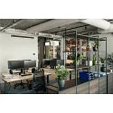 SLV LED Profil-Pendelleuchte GLENOS, 100.5cm, UGR < 28, dimmbar 1-10V, 43W 4000K 3300lm, Mattschwarz