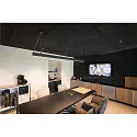LED Pendant luminaire GLENOS, 200cm, UGR, 103W 3000K, black matt