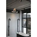 SLV LED Wand- und Deckenleuchte TEC KALU CL DOUBLE, 31W 3000K 1900lm 24°, dimmbar, kardanisch, weiß / schwarz