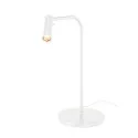 Premium-LED Tischhleuchte KARPO FL, drehbar, schwenkbar, CRi >90, Touch-Dimmer (3-stufig), 6.2W 3000K 430lm 40°, weiß