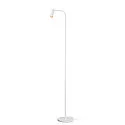 SLV Premium-LED Stehleuchte KARPO FL, drehbar, schwenkbar, CRi >90, Touch-Dimmer (3-stufig), 6.2W 3000K 430lm 40°, weiß