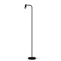 Premium-LED Stehleuchte KARPO FL, drehbar, schwenkbar, CRi >90, Touch-Dimmer (3-stufig), 6.2W 3000K 360lm 40°, schwarz