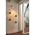 SLV LED Wandleuchte MERADO FLOOD WL, TRIAC dimmbar, dreh- und schwenkbar, 40W 115°, 3000K 3000lm, Weiß