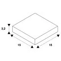 EUTRAC L-Coupler for 3-Phase High voltage Track, Earth outside, L-coupler 1, black