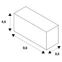 EUTRAC Pendelleuchten-Adapter für HV 3-Phasen Schiene, schwarz