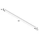 Abdeckung für SLV GLENOS H-PROFIL, 200cm, Kunststoff PC, Milchig