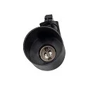 PURI TRACK SPOT for 1-Phase high-voltage track, GU10 QPAR51, Glas / alu, black