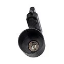 Strahler PURI TRACK SPOT QPAR51 GLAS für 3-Phasen-HV-Schienen, GU10, Schwarz
