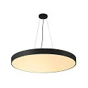 SLV LED Wall-/Ceiling luminaire MEDO 90 CL CORONA, 78W, 105°, 3000/4000K, 10100/125lm, TRIAC, black