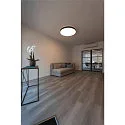 SLV LED Wall-/Ceiling luminaire MEDO 90 CL CORONA, 78W, 105°, 3000/4000K, 10100/125lm, TRIAC, black