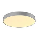 SLV LED Decken-/Pendelleuchte MEDO 60 CW AMBIENT, 40W 3000/4000K 4870lm 105°, DALI dimmbar, Silbergrau