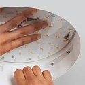 SLV LED Ceiling recessed luminaire MEDO 30 EL, frameless version, Ø 29cm, 14W 3000/4000K 105°, white