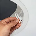 SLV LED Ceiling recessed luminaire MEDO 30 EL, frame version, Ø 29cm, 14W 3000/4000K 105°, white