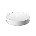 SLV LED Deckeneinbauleuchte MEDO 60 EL, Rahmenversion, Einbau-Ø 61cm, 1000/1050mA, 36W 3000/4000K (CCT Switch) 5000lm 105°, weiß