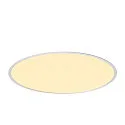 SLV LED Deckeneinbauleuchte MEDO 60 EL, Rahmenversion, Einbau-Ø 61cm, 1000/1050mA, 36W 3000/4000K (CCT Switch) 5000lm 105°, weiß