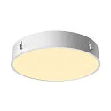 SLV LED Deckeneinbauleuchte MEDO 60 EL, Rahmenversion, Einbau-Ø 61cm, 1000/1050mA, 36W 3000/4000K (CCT Switch) 5000lm 105°, weiß